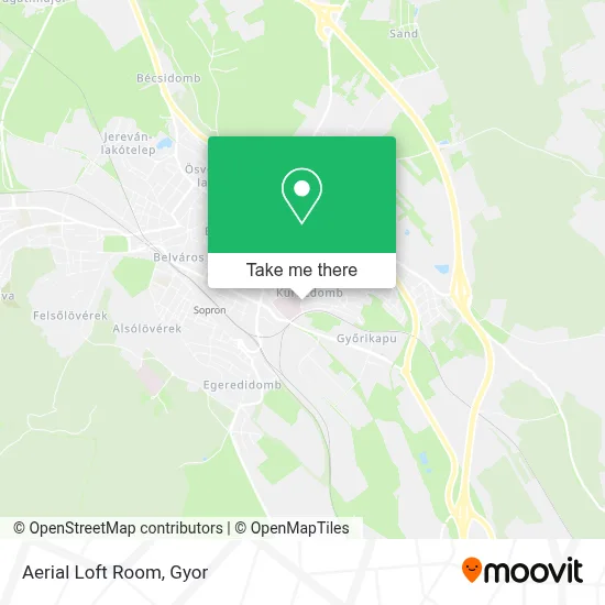 Aerial Loft Room map