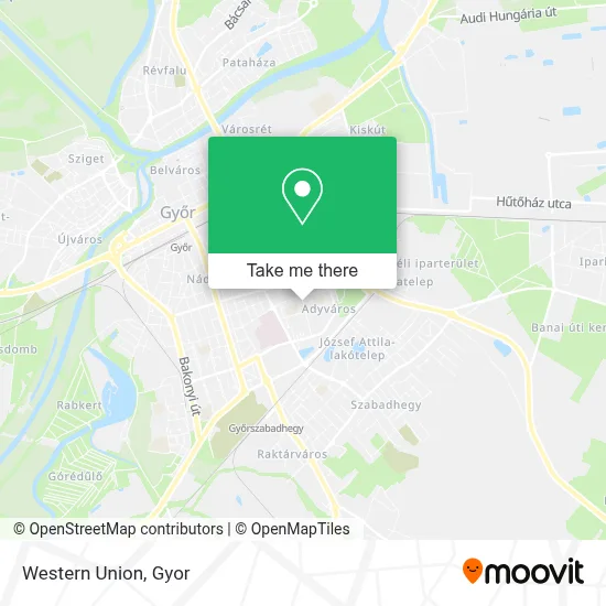 Western Union map