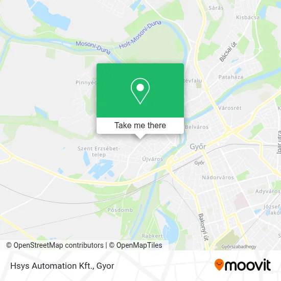 Hsys Automation Kft. map