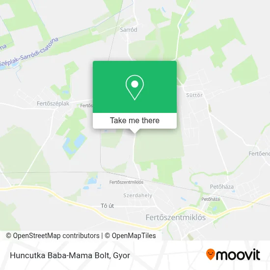 Huncutka Baba-Mama Bolt map