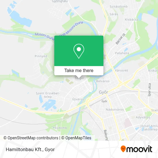 Hamiltonbau Kft. map