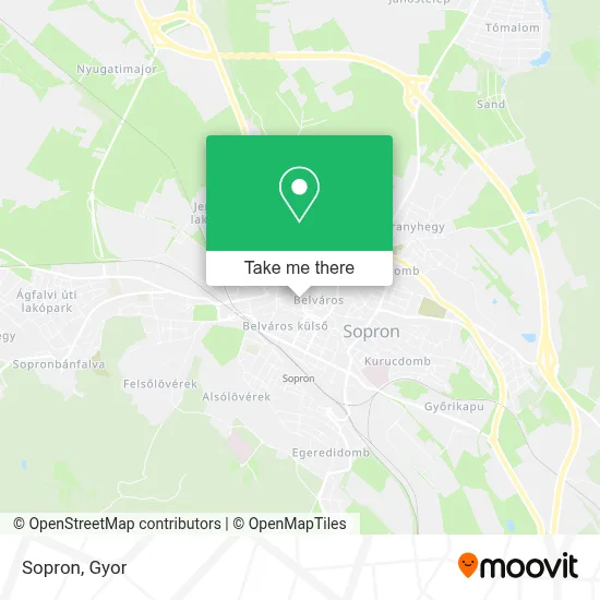 Sopron map