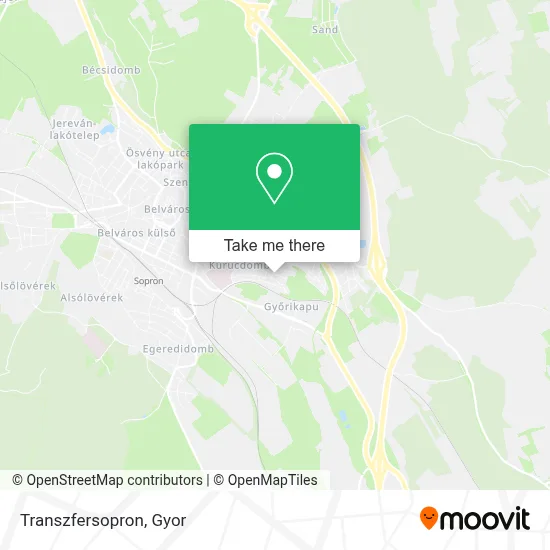 Transzfersopron map