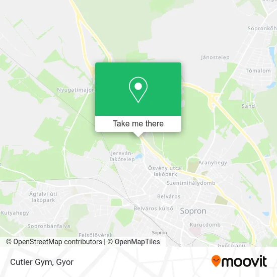 Cutler Gym map