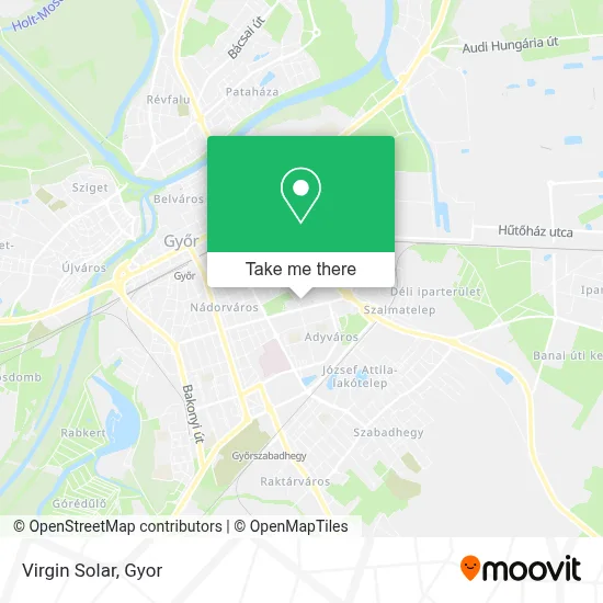Virgin Solar map