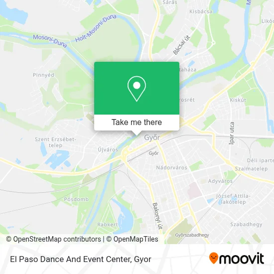 El Paso Dance And Event Center map