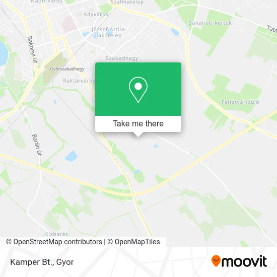 Kamper Bt. map