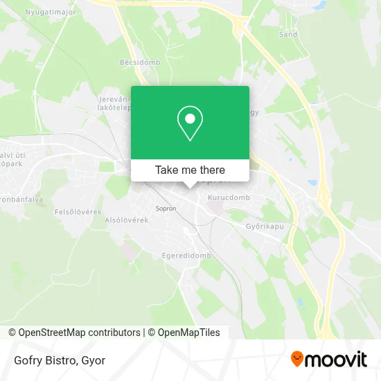 Gofry Bistro map