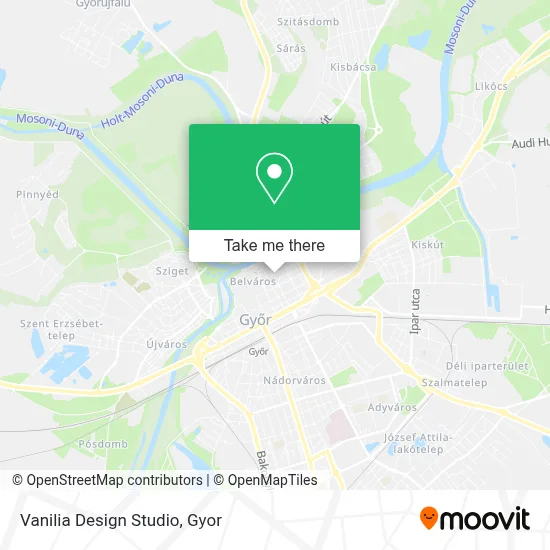 Vanilia Design Studio map