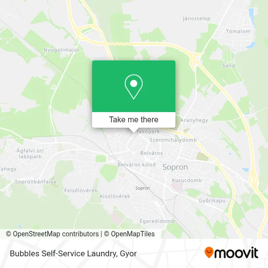 Bubbles Self-Service Laundry map