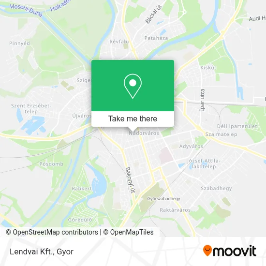 Lendvai Kft. map