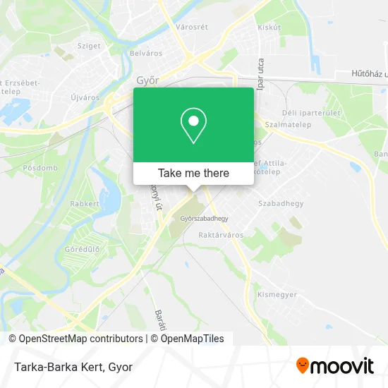 Tarka-Barka Kert map