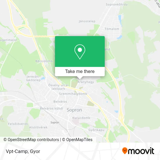 Vpt-Camp map
