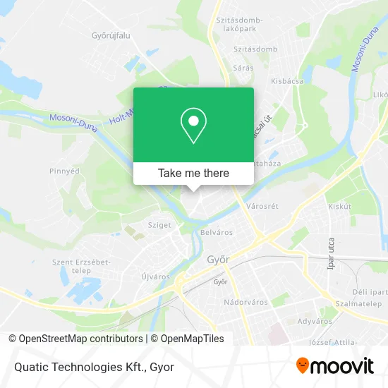 Quatic Technologies Kft. map