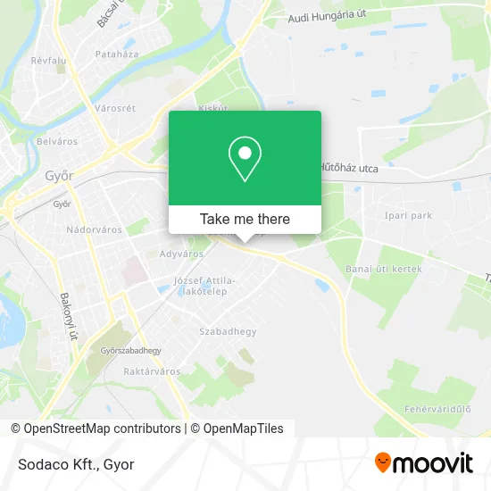 Sodaco Kft. map