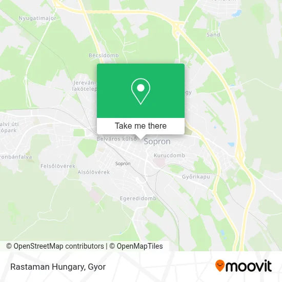 Rastaman Hungary map