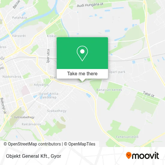 Objekt General Kft. map