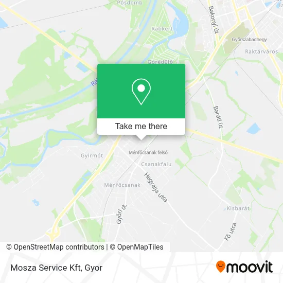 Mosza Service Kft map