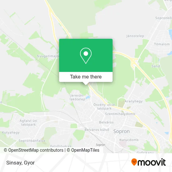 Sinsay map