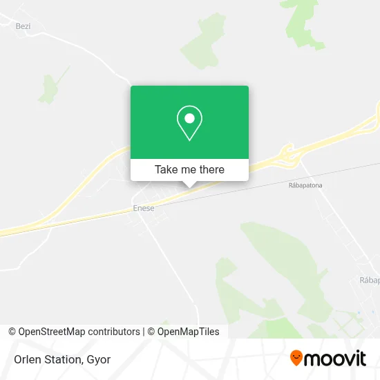 Orlen Station map