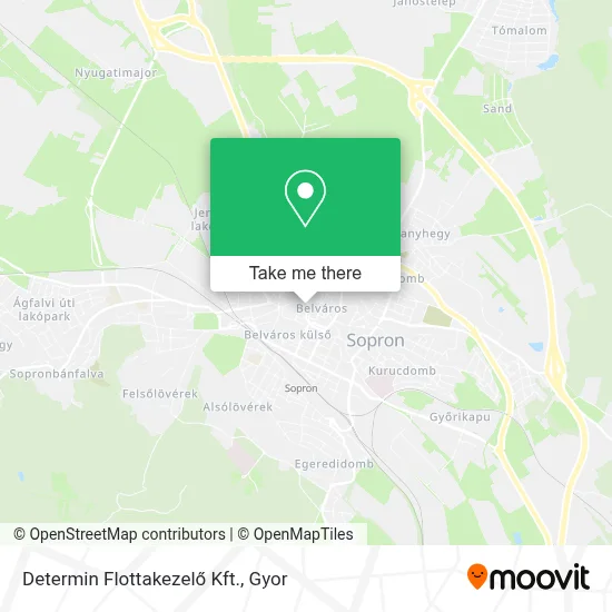 Determin Flottakezelő Kft. map