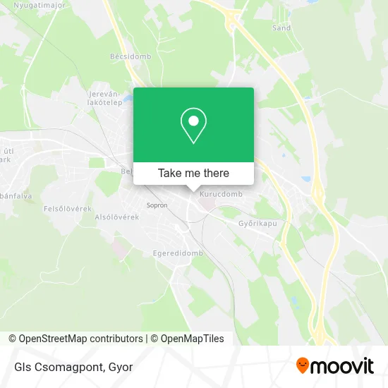 Gls Csomagpont map