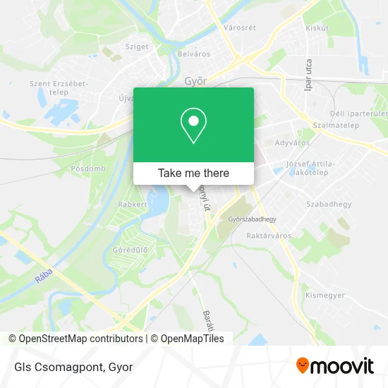 Gls Csomagpont map