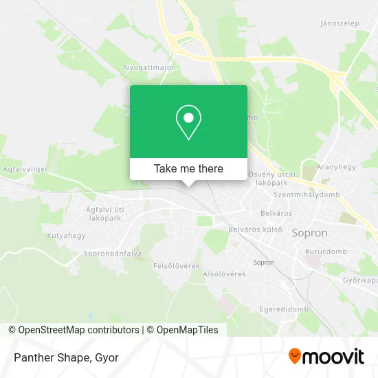 Panther Shape map
