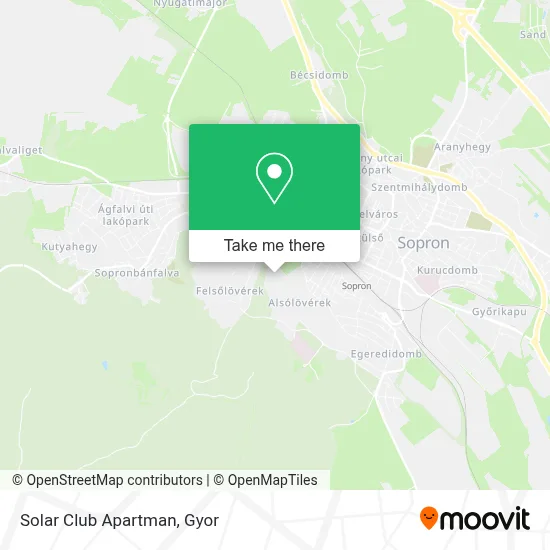 Solar Club Apartman map