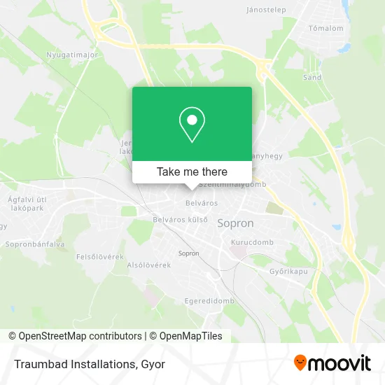 Traumbad Installations map