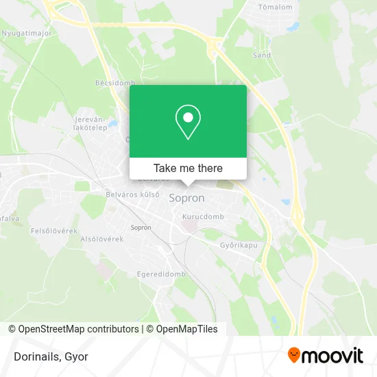 Dorinails map
