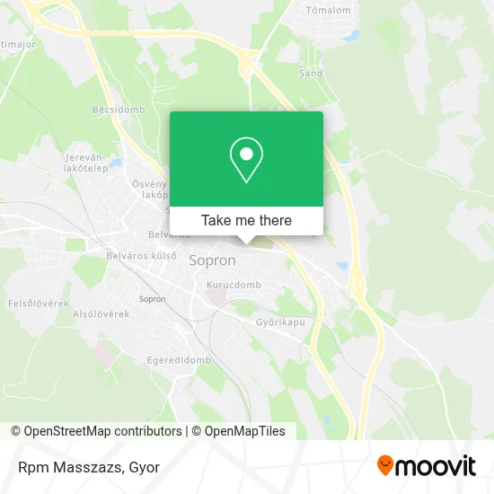 Rpm Masszazs map