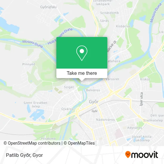 Patlib Győr map