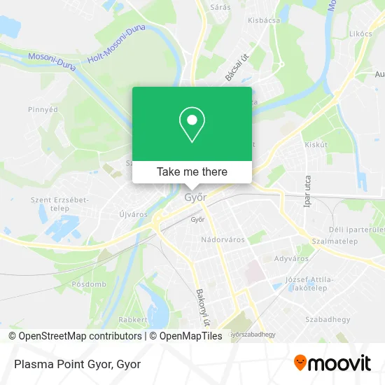 Plasma Point Gyor map