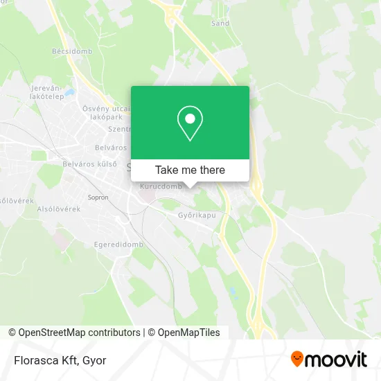 Florasca Kft map