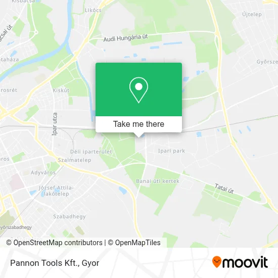 Pannon Tools Kft. map