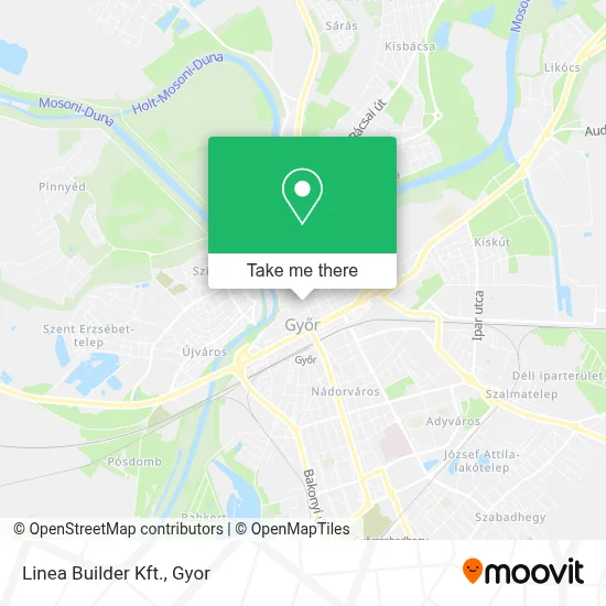 Linea Builder Kft. map