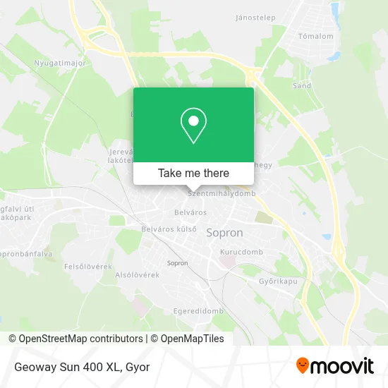 Geoway Sun 400 XL map