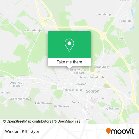 Windent Kft. map