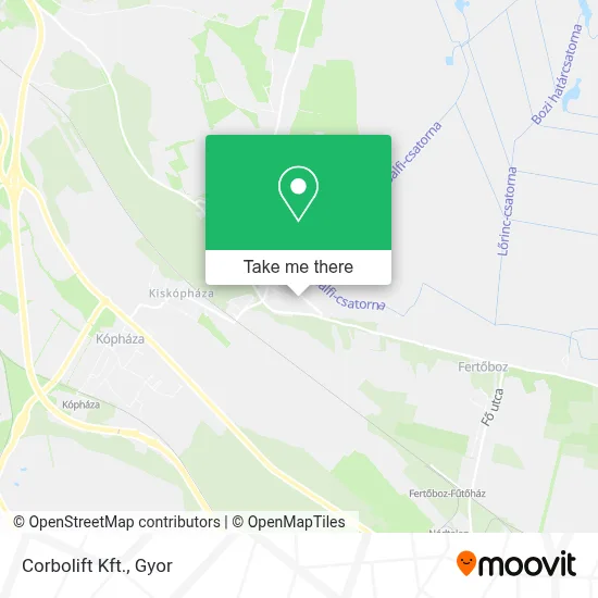 Corbolift Kft. map