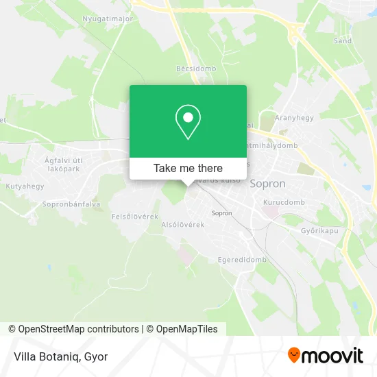 Villa Botaniq map