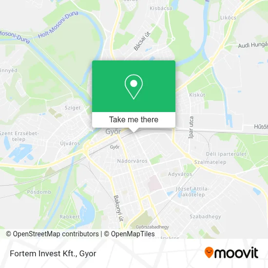 Fortem Invest Kft. map