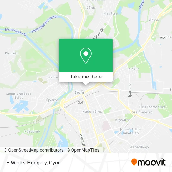 E-Works Hungary map