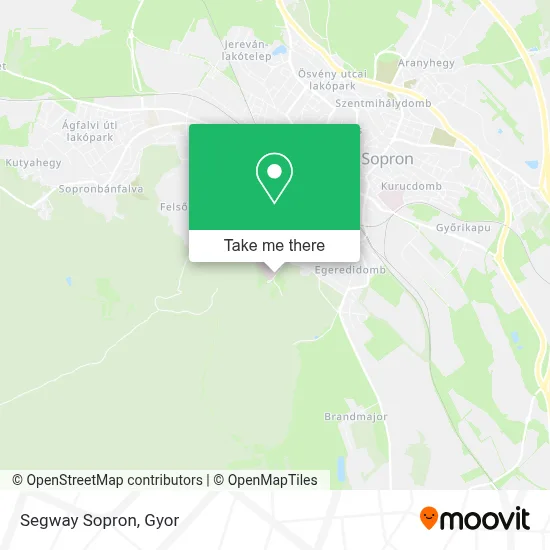 Segway Sopron map