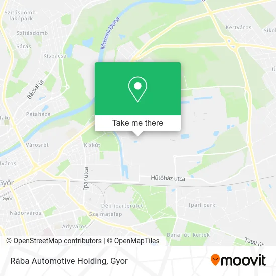 Rába Automotive Holding map