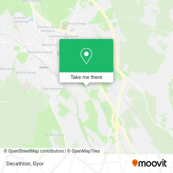 Decathlon map