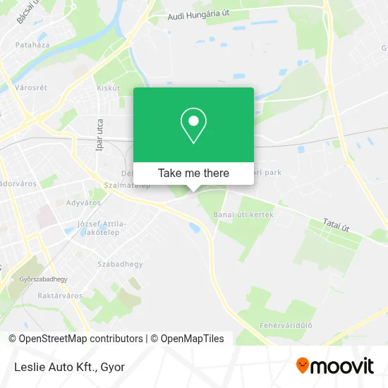 Leslie Auto Kft. map