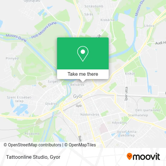 Tattoonline Studio map