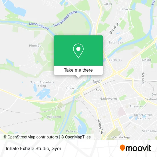 Inhale Exhale Studio map