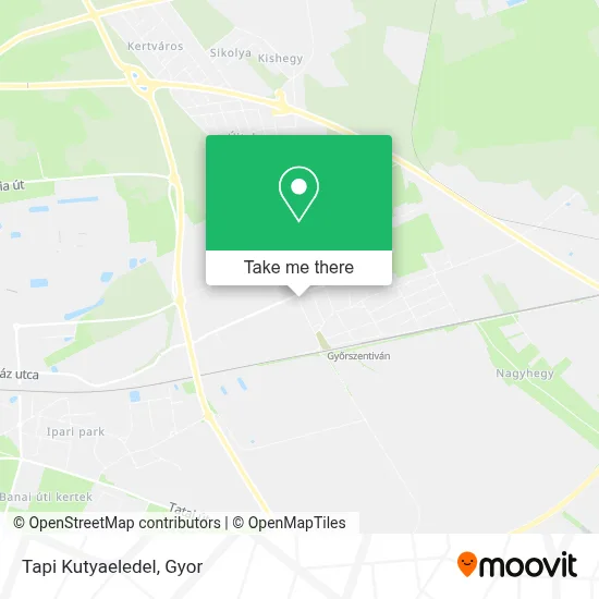 Tapi Kutyaeledel map